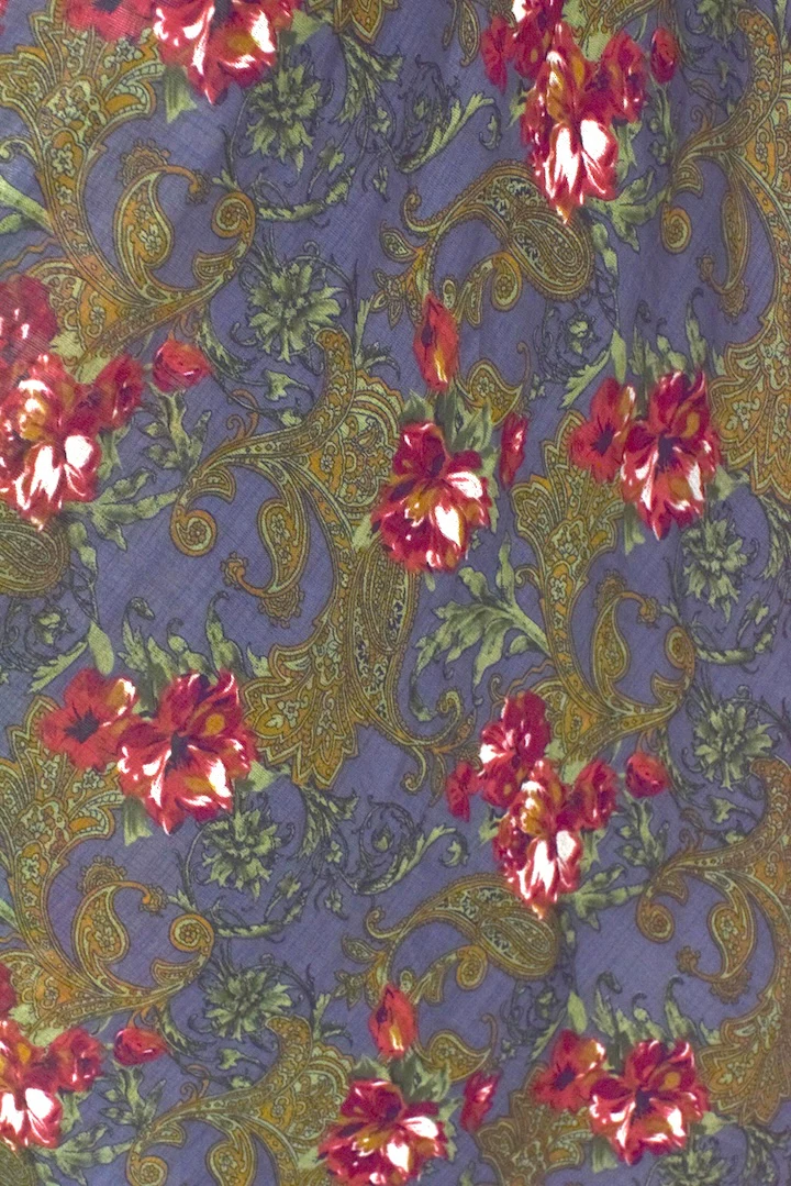 Reworked Paisley Print Skirt - Image 2