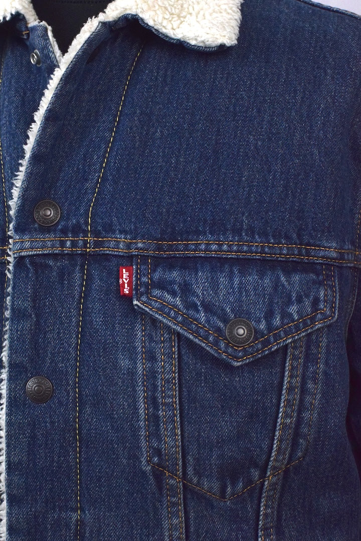 Levi Strauss Brand Sherpa Denim Jacket - Image 2
