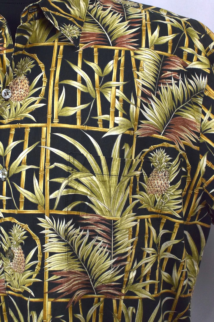 Bamboo and Pineapple Print Shirt - Image 3
