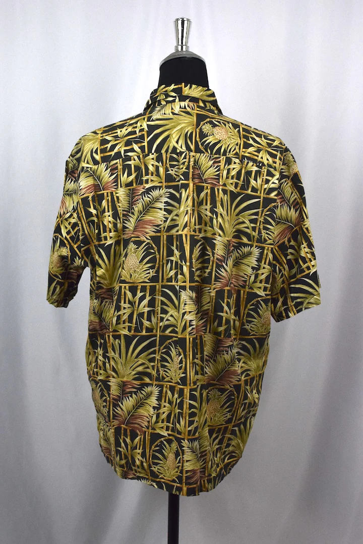 Bamboo and Pineapple Print Shirt - Image 4