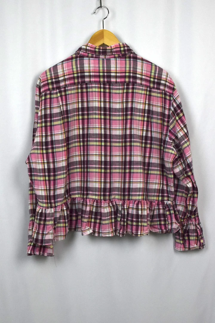 Reworked Cropped Ralph Lauren Brand Top - Image 5