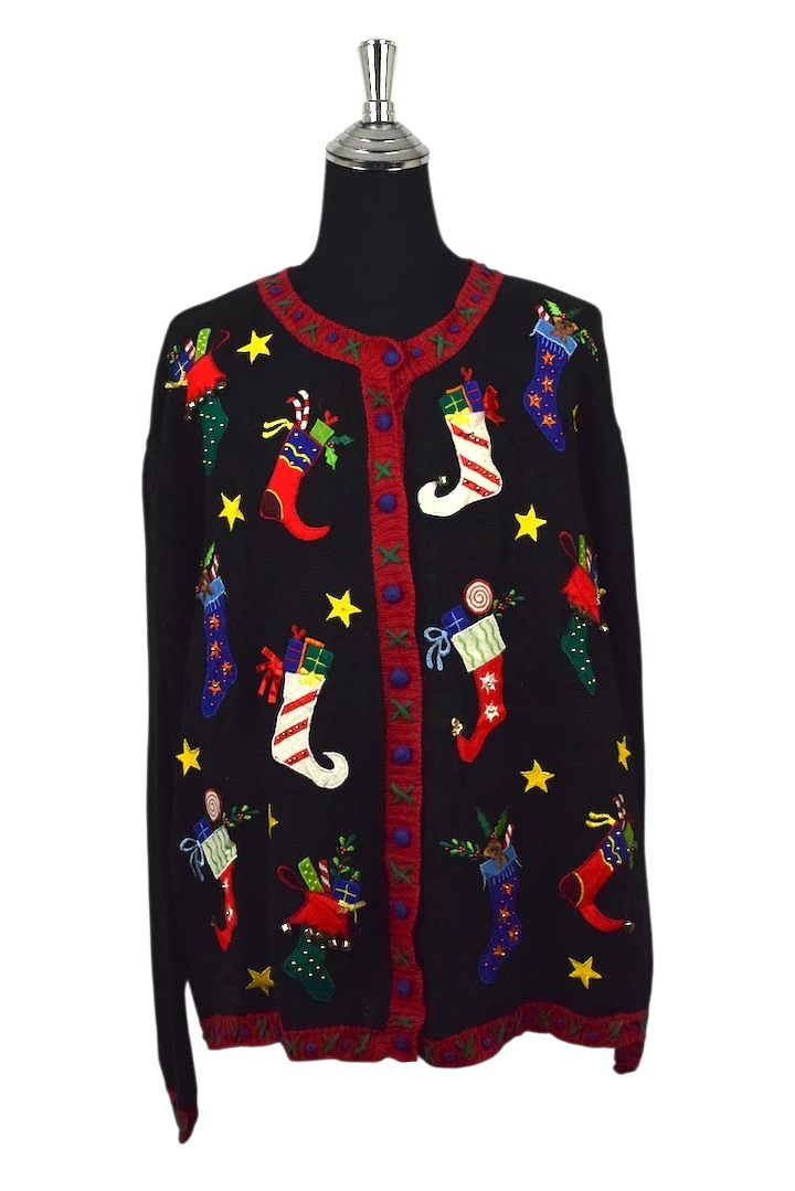 Christmas Stocking Knitted Jumper