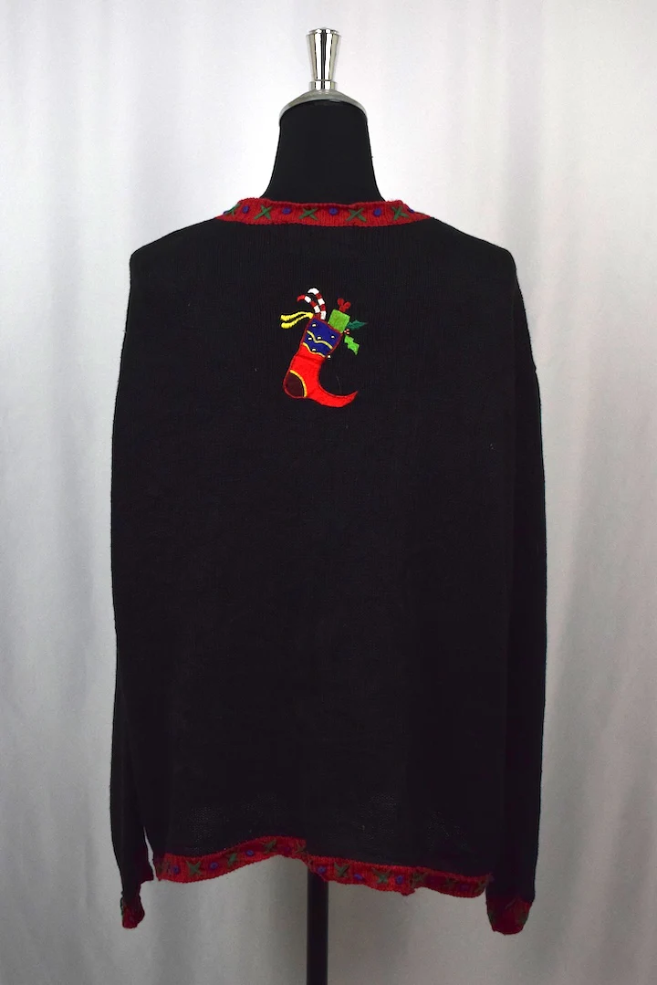 Christmas Stocking Knitted Jumper - Image 4