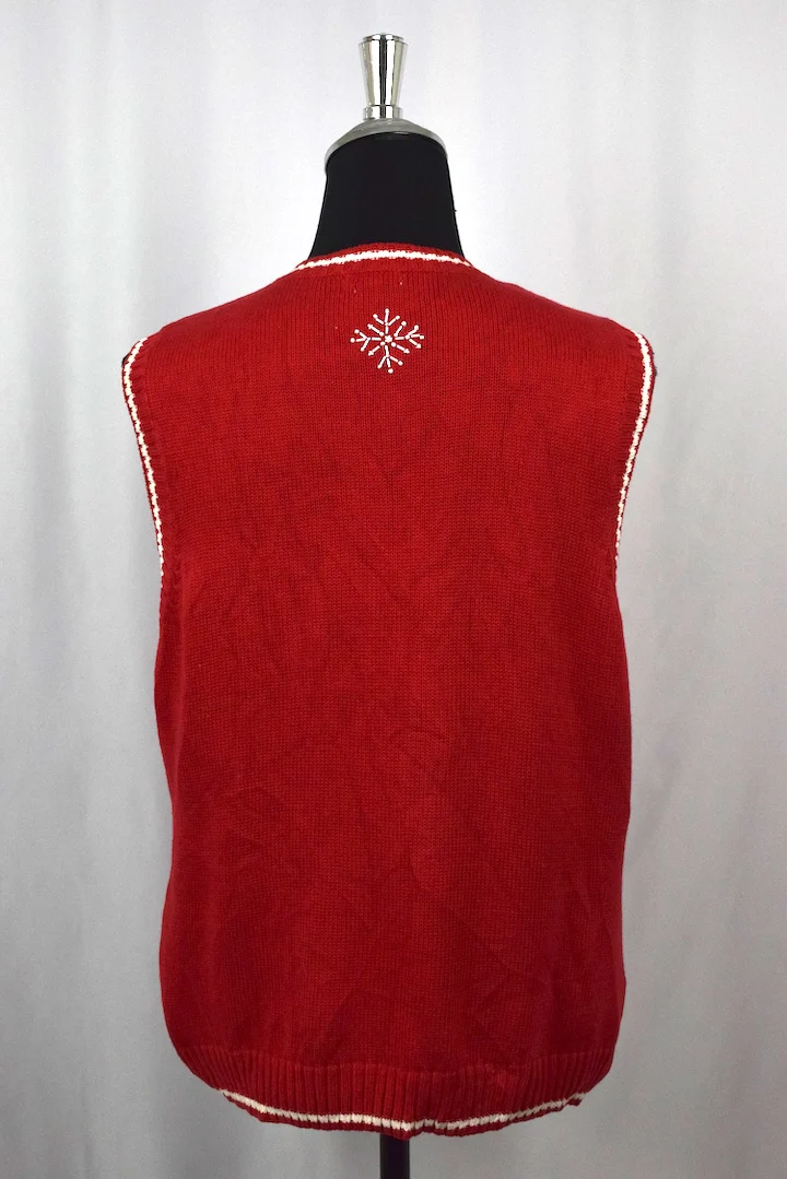 Polar Bear Knitted Vest - Image 3