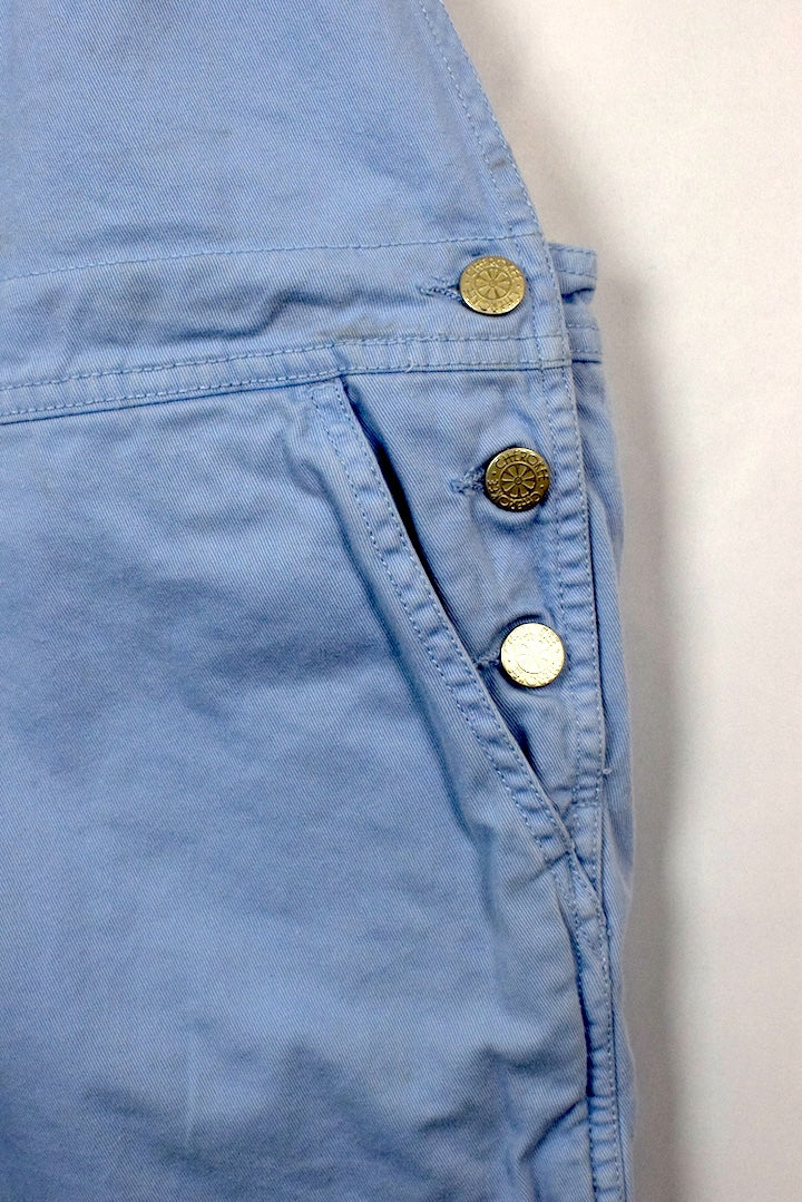 Floral Print Denim Overalls - Image 3