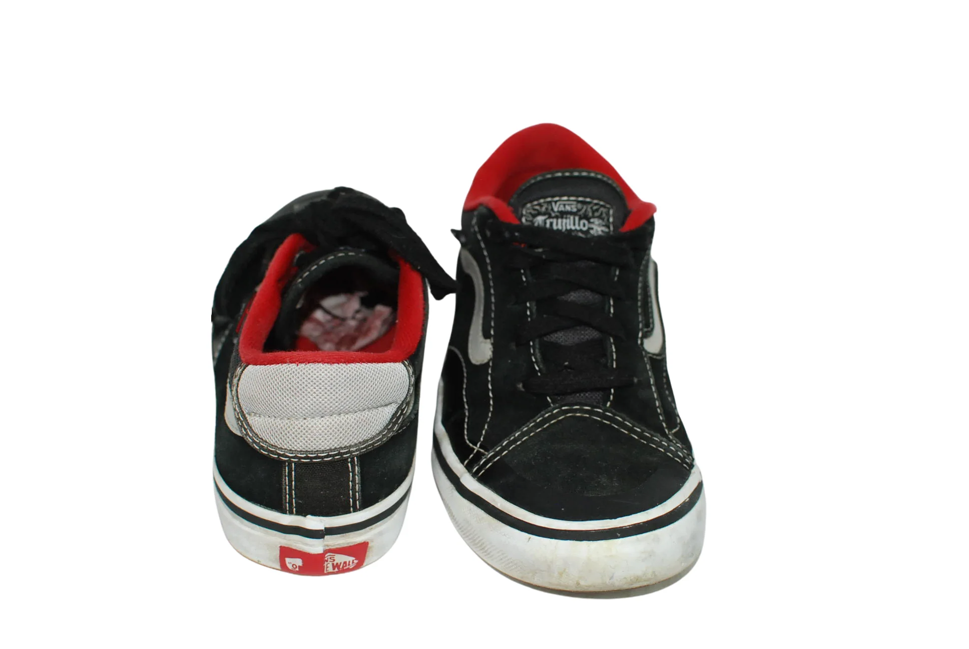 Vans TNT Advanced Trujillo Black Red White Skate Shoes - Image 4