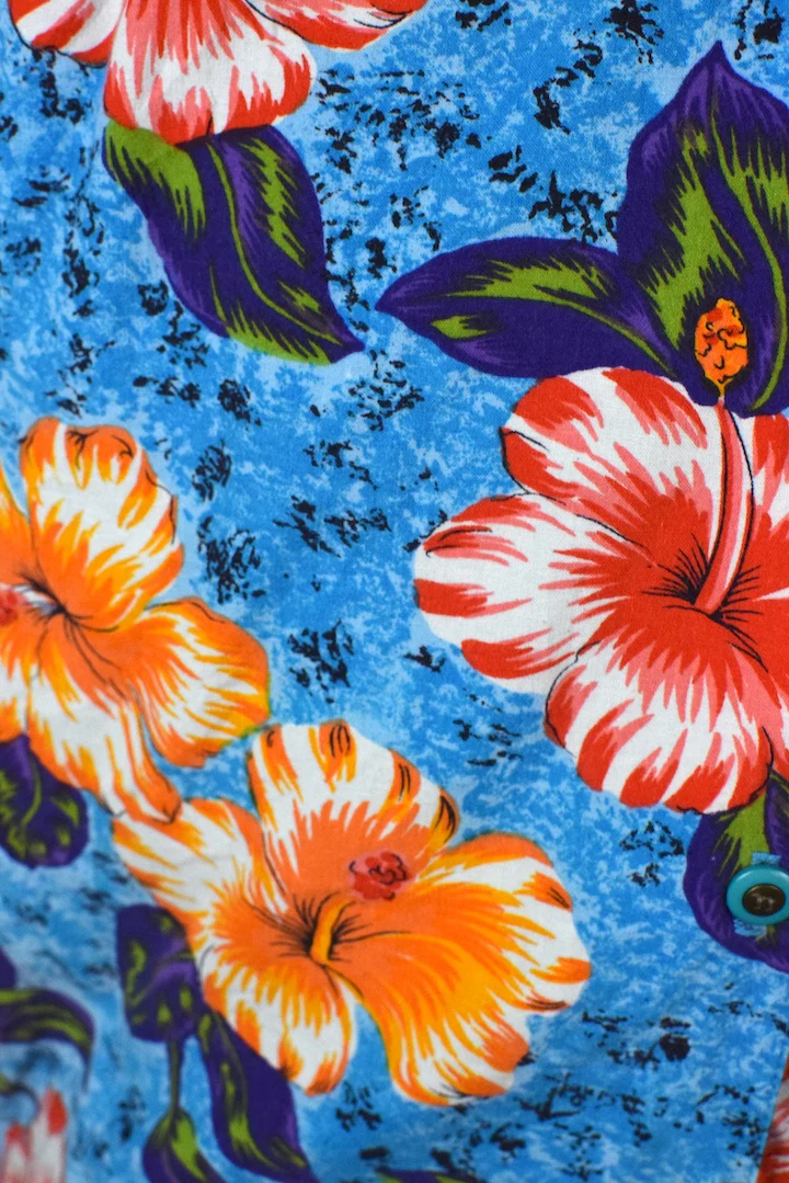 Hawaiian Print Blouse - Image 3