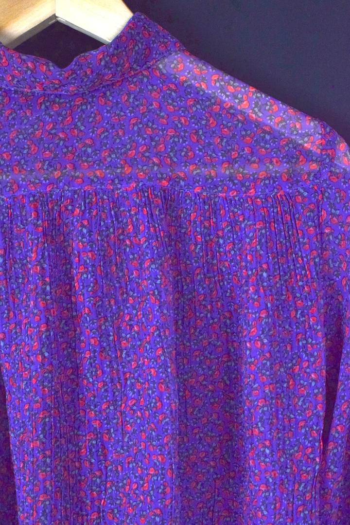 Reworked Sheer Floral Print Blouse - Image 3