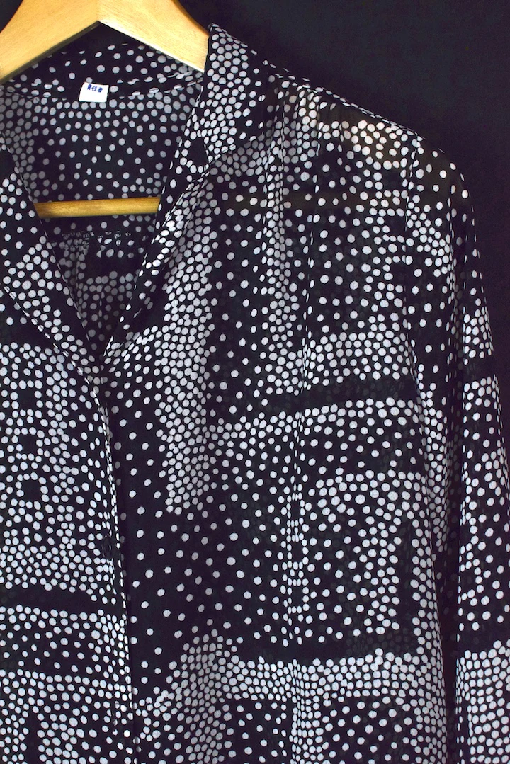 Polka Dot Print Blouse - Image 2