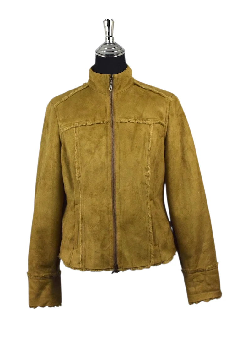 Suede Calvin Klein Brand Jacket