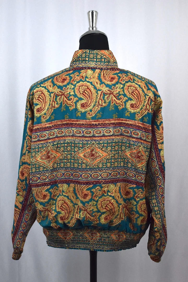 Abstract Paisley Print Spray Jacket - Image 3