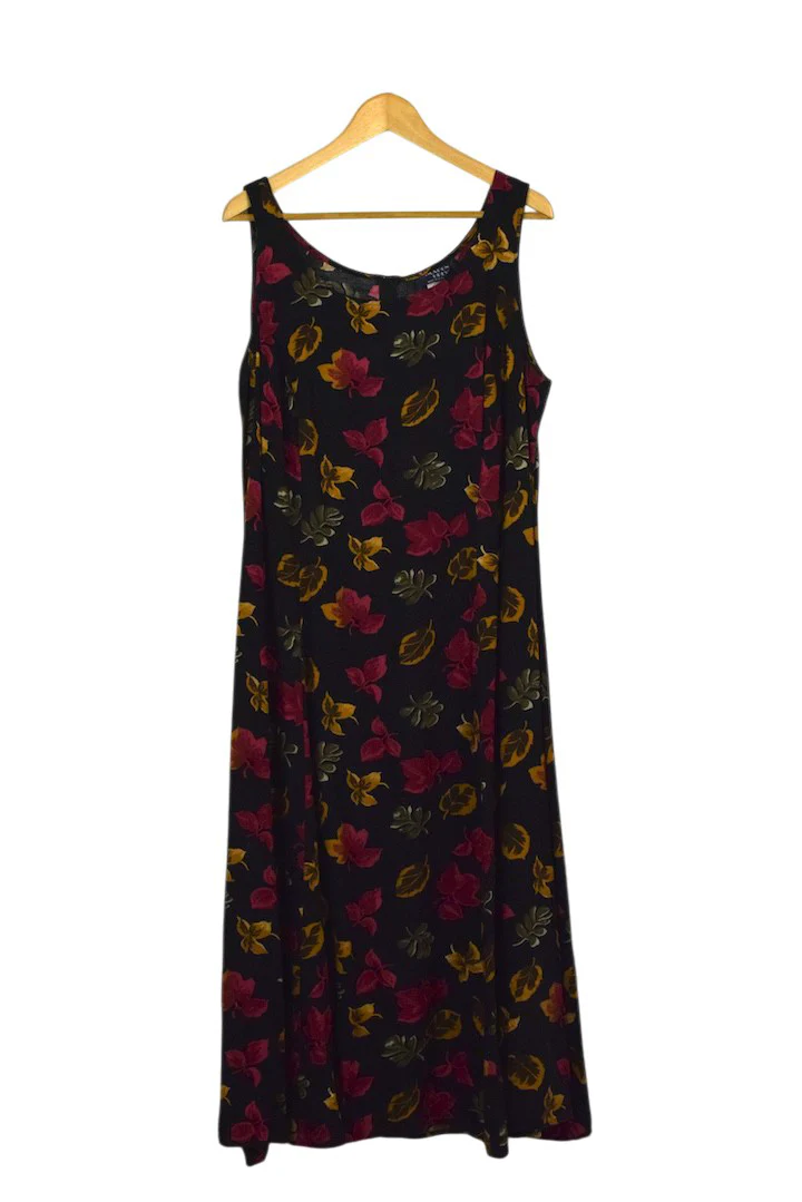 80s/90s Floral Print Dress