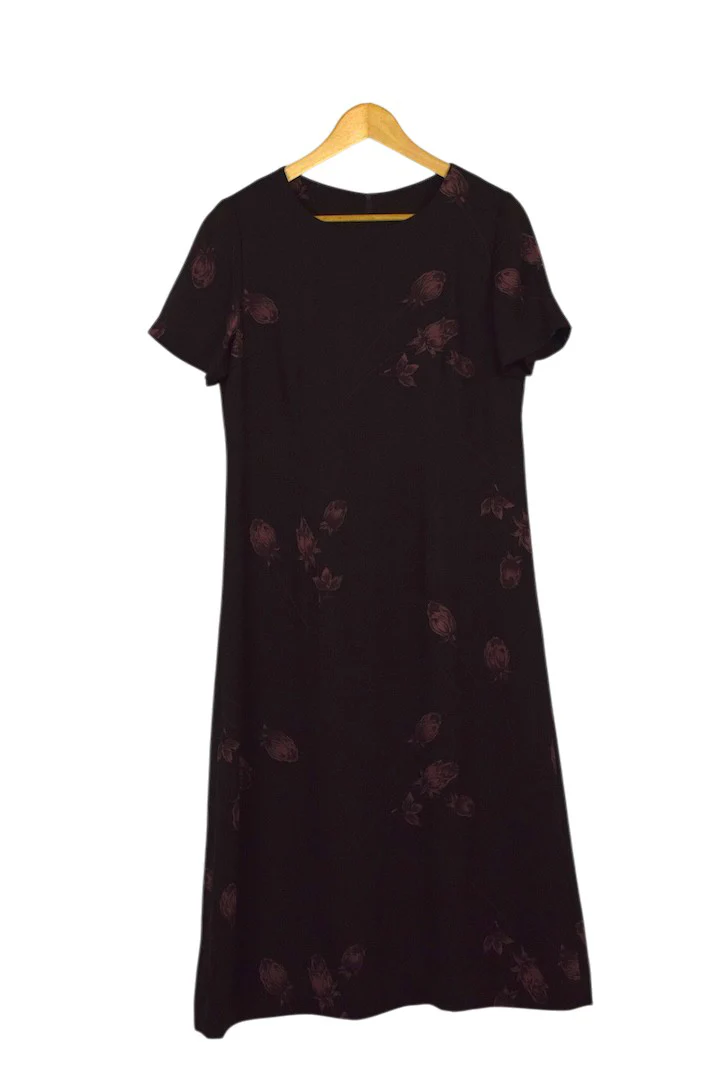 Reworked Floral Print Dress