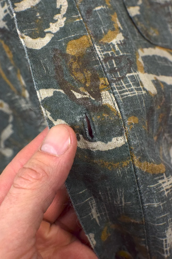 Abstract Camouflage Print Shirt - Image 3