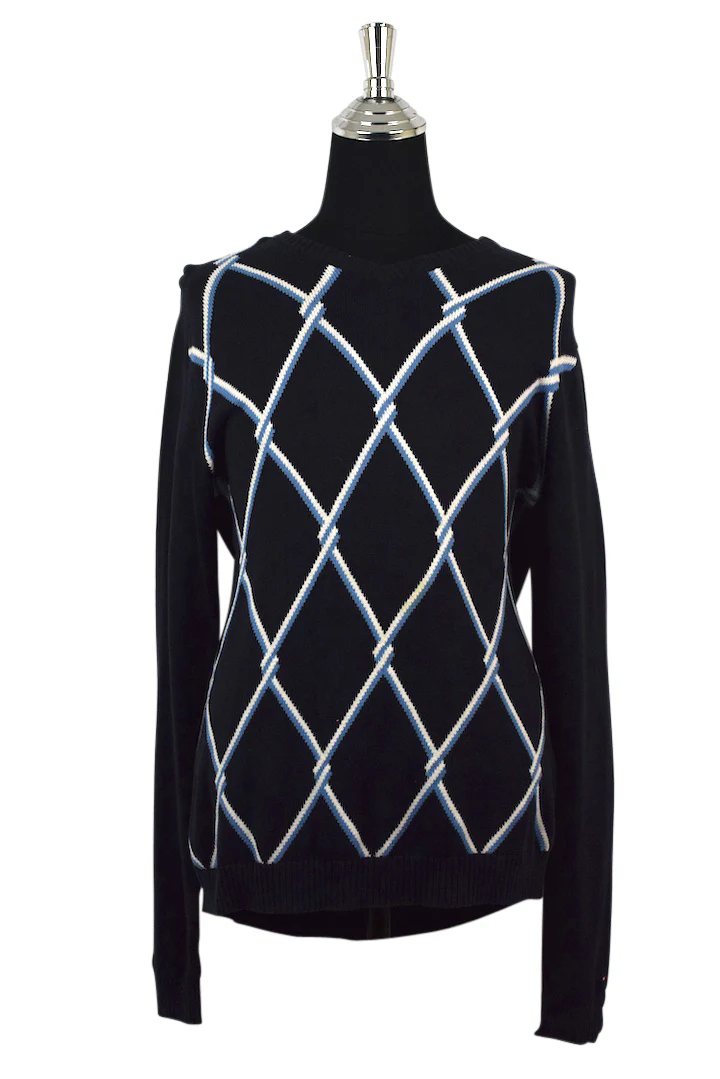 Tommy Hilfiger Diamond Pattern Knitted Jumper