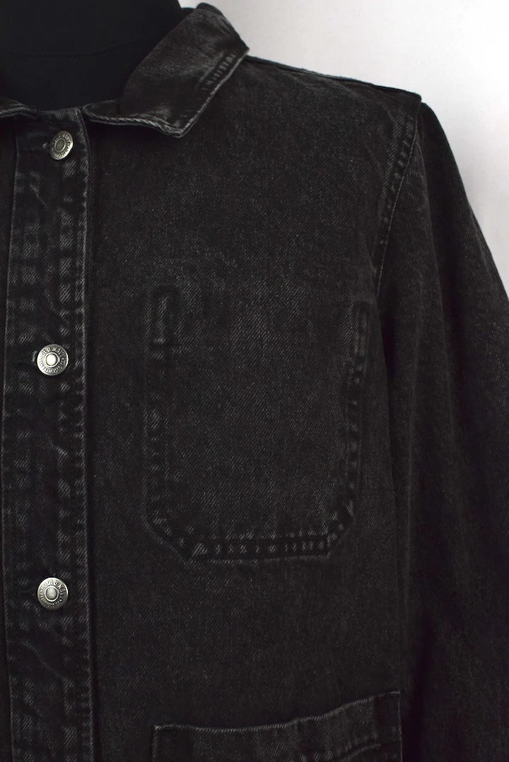 Black Denim Jacket - Image 2