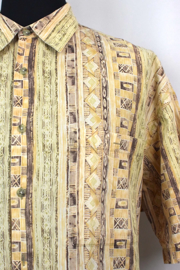 Abstract Print Party Shirt - Image 2