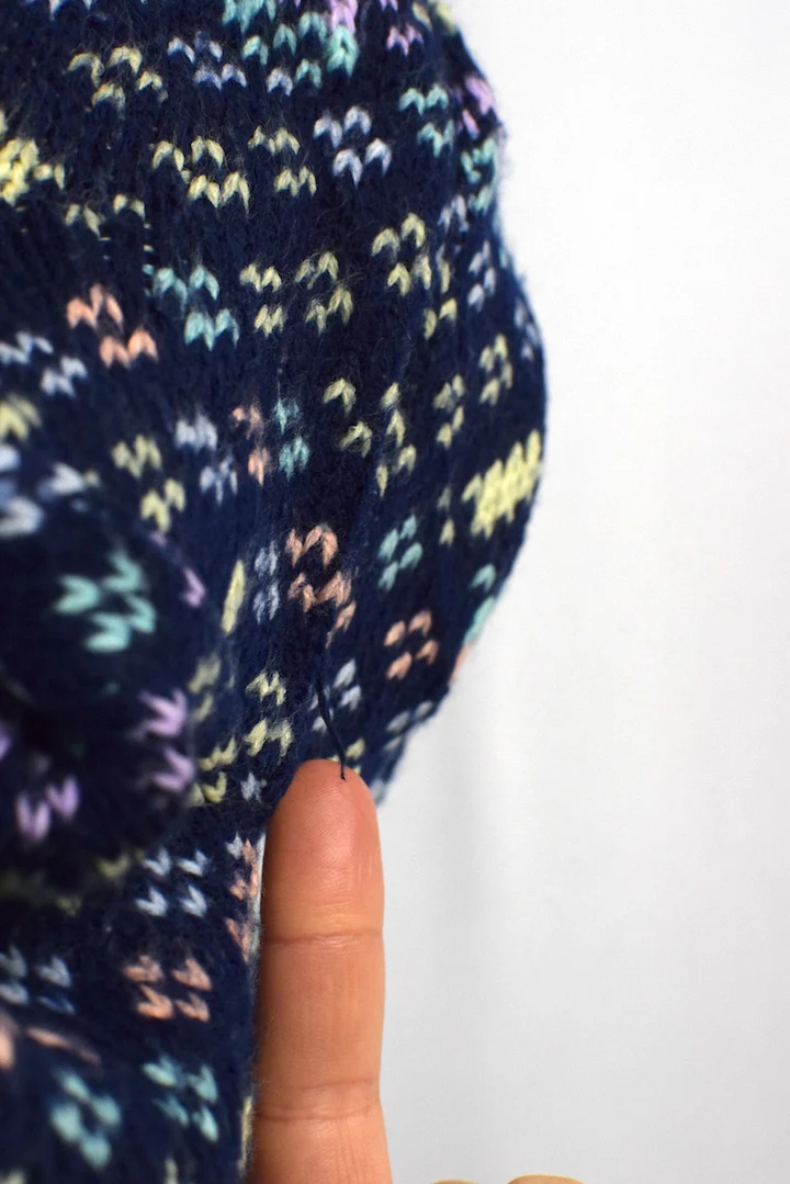 Pastel Floral Knitted Jumper - Image 3