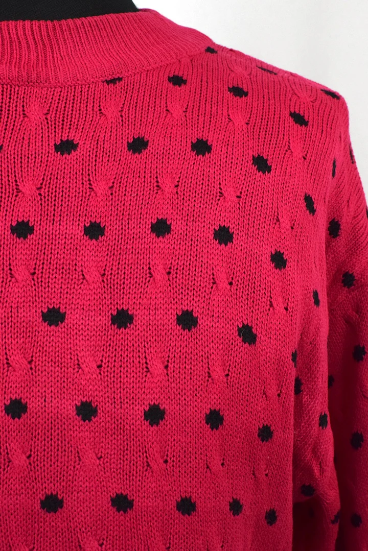 Pink Knitted Jumper - Image 2