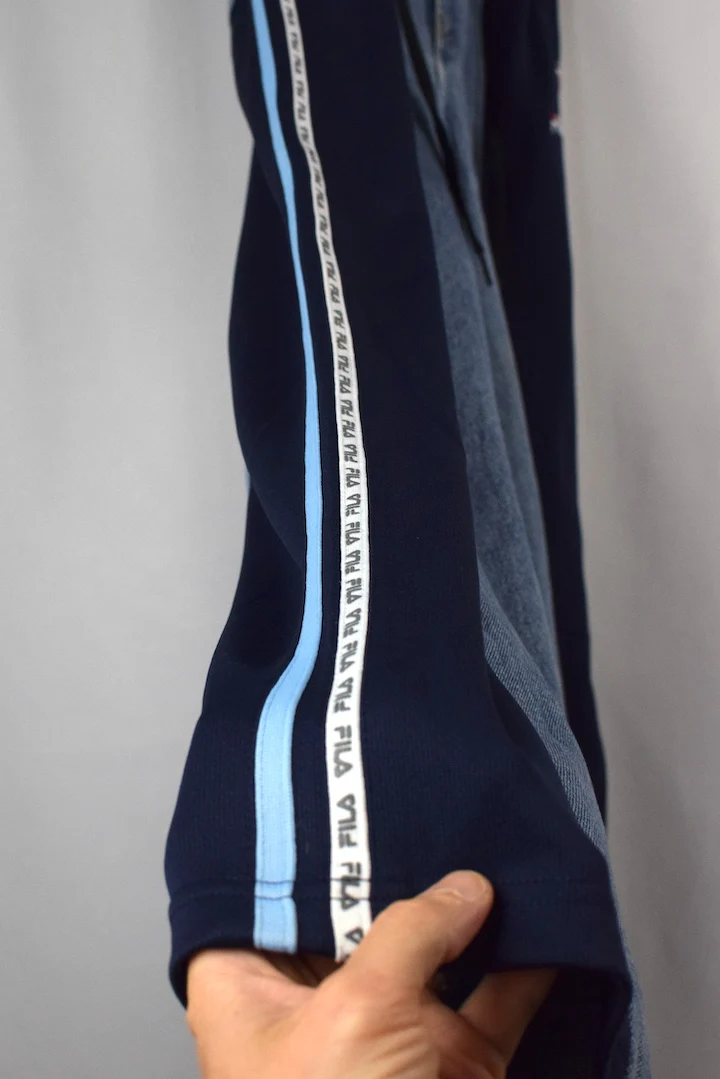 Reworked Fila Brand Track-Jeans - Image 4