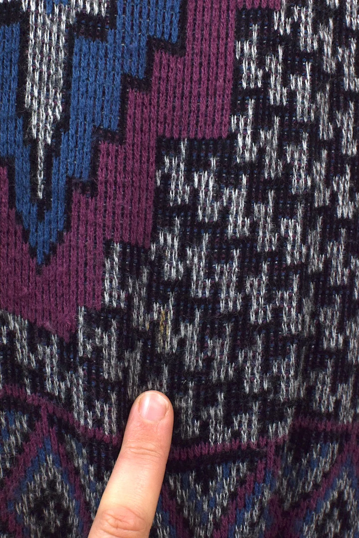 Abstract Pattern Knitted Jumper - Image 3