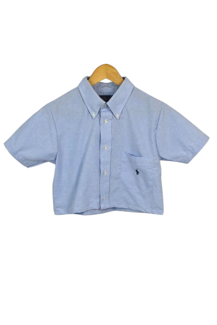 Reworked Ralph Lauren Brand Crop Top