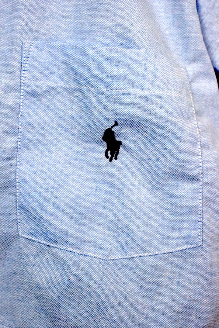 Reworked Ralph Lauren Brand Crop Top - Image 2