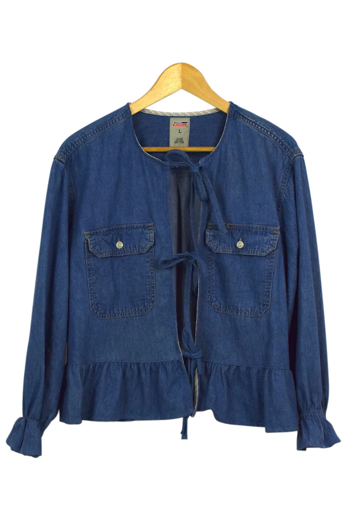 98 Reworked Dickies Brand Denim Top