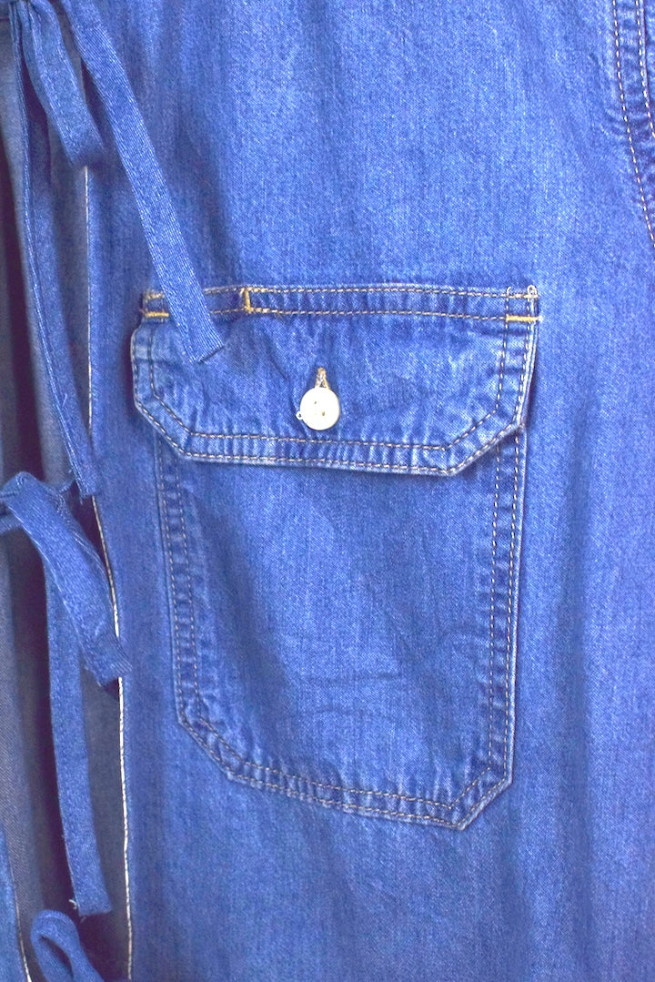 98 Reworked Dickies Brand Denim Top - Image 2