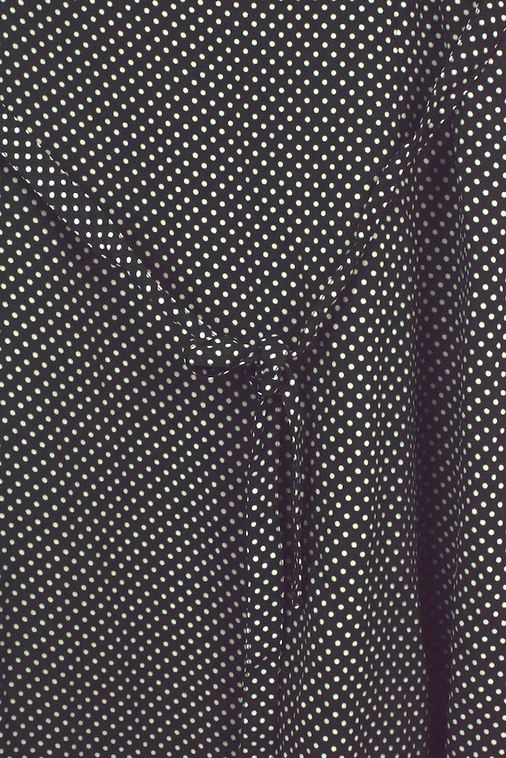 White Polka Dot Dress - Image 4
