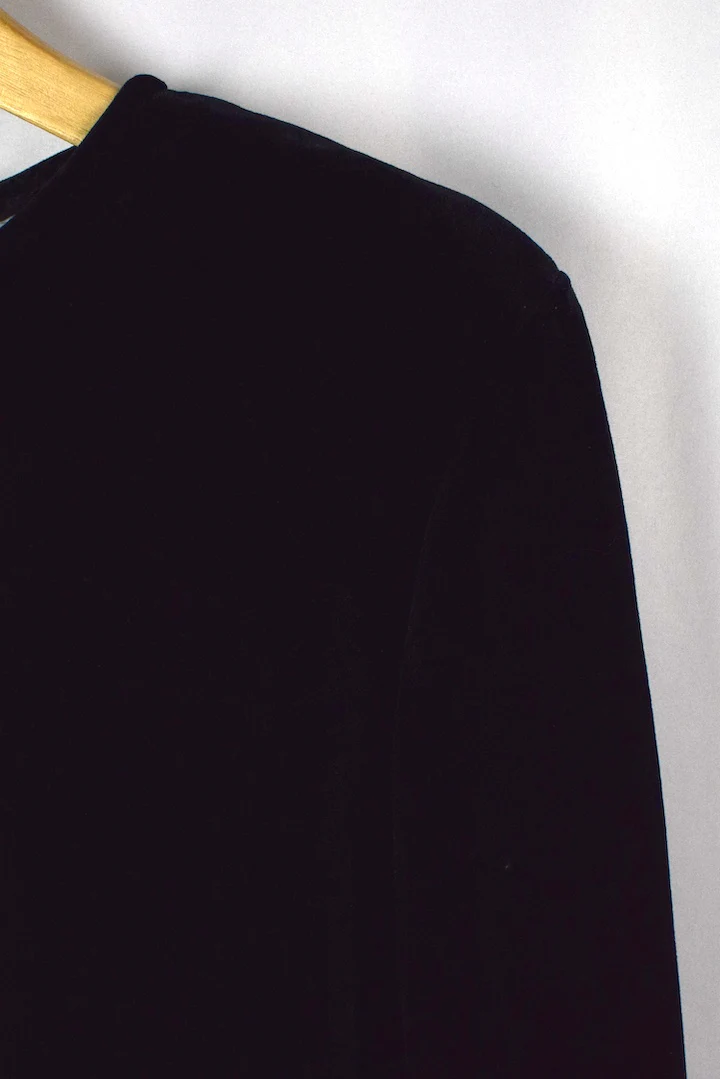 Black Velvet Dress - Image 2